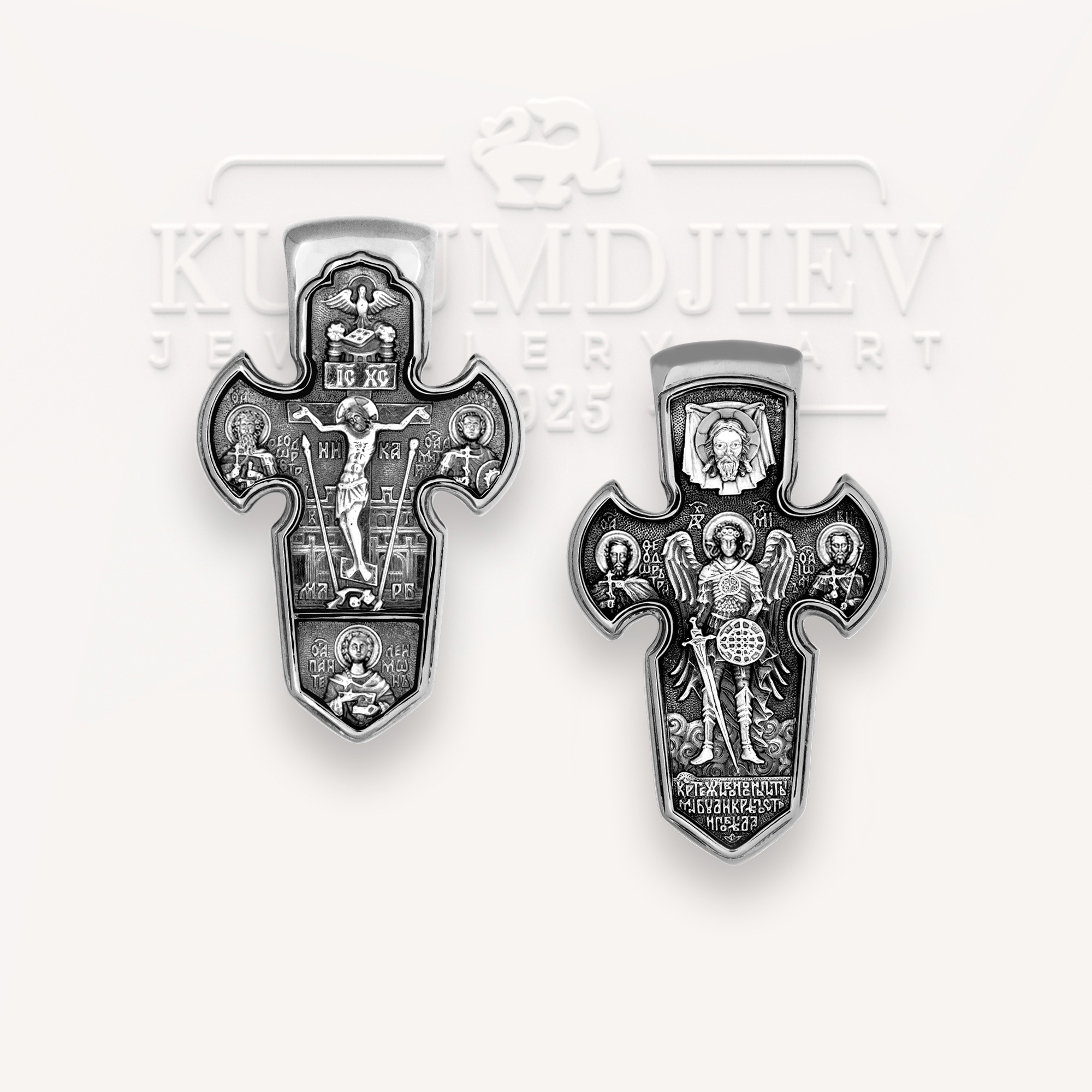 Сребърен православен кръст