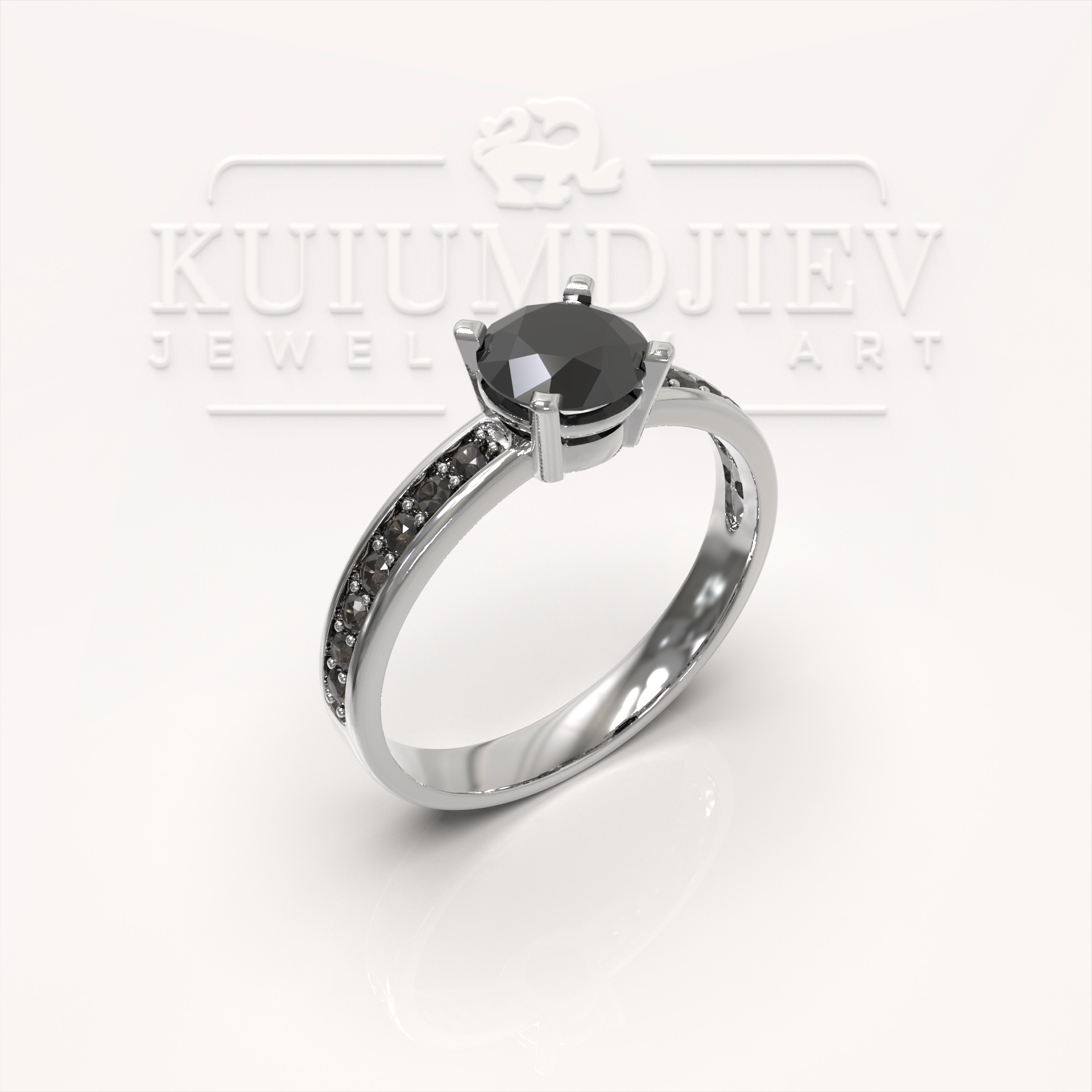 Gold Ring with Stones 2