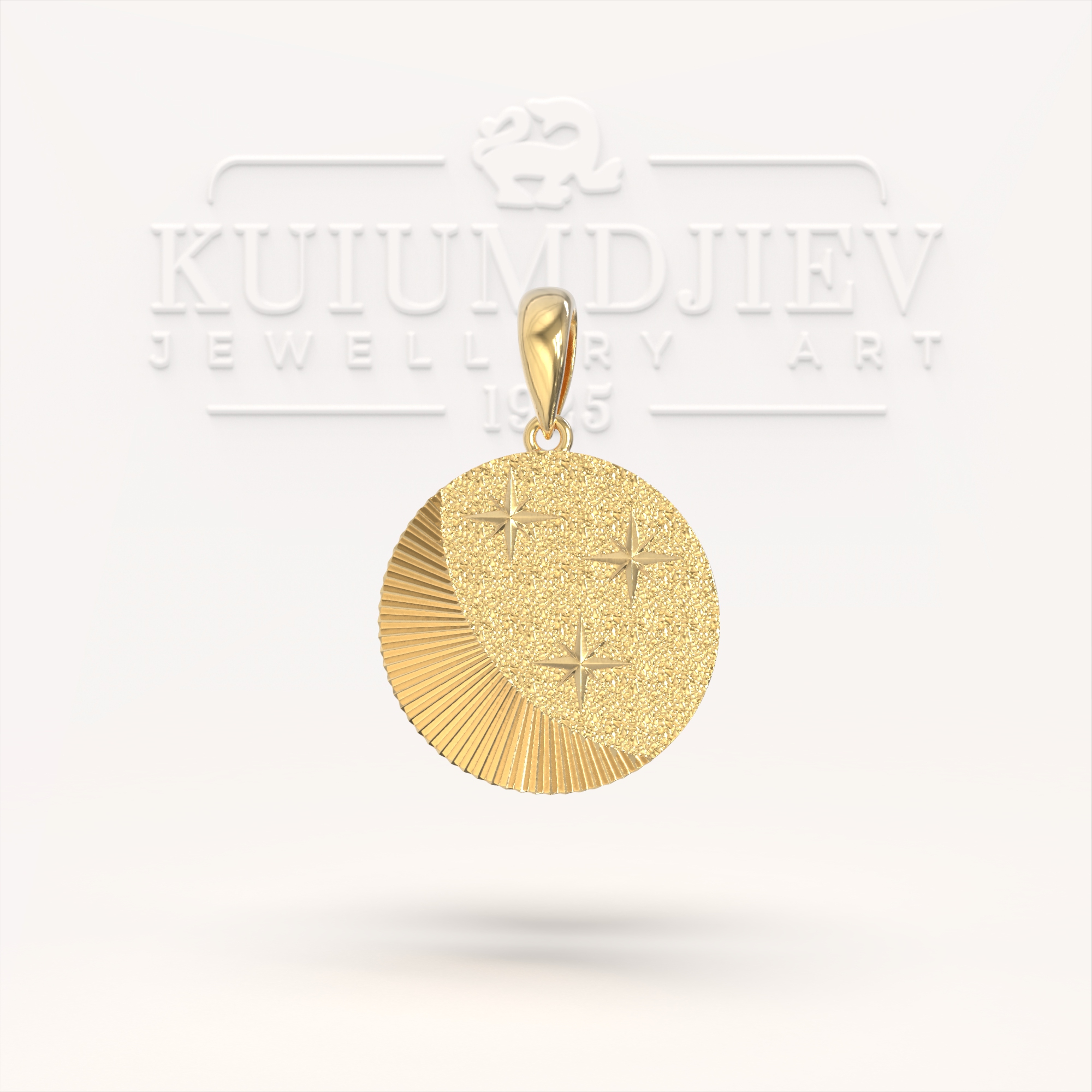Златен медальон - индивидуална поръчка | Kuiumdjiev Jewellery Art | Бижутерия Куюмджиев 1925 Златен медальон - индивидуална поръчка